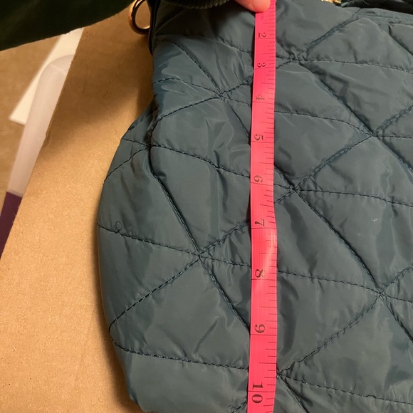 Slate Quilted Satchel Handbag great condition! - Picture 6 of 6